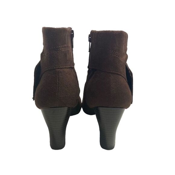 KIM ROGERS Brown Austin Booties Size 8.5 M - Picture 3 of 12